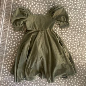 Remie girl puff sleeve dress